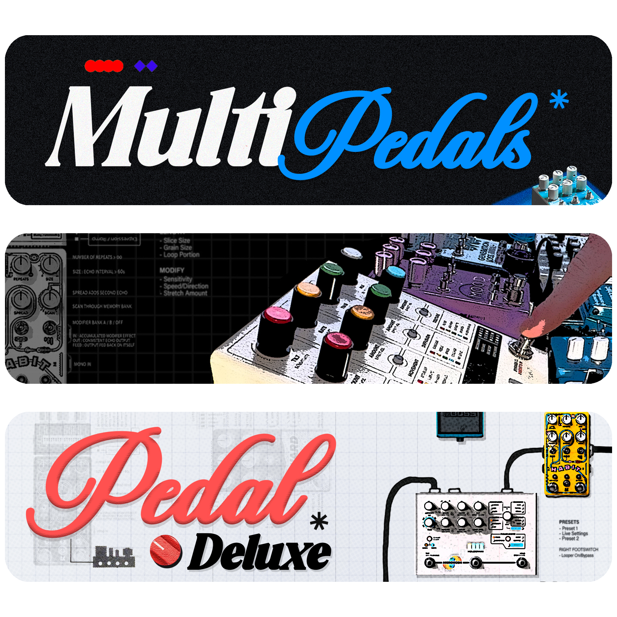 keyboard effects pedals Multi Pedals Bundle – Synth Palace