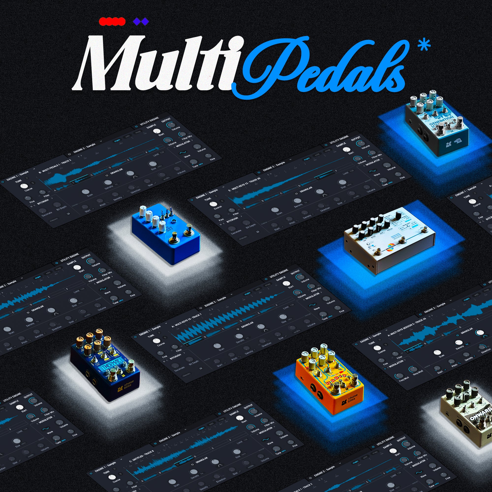 pedals for synthesizers Multi Pedals